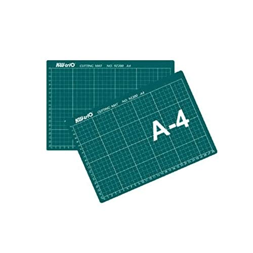 KW-triO Schneidematte für A1, A2, A3, A4, A5, selbstheilendes Raster, rutschfest, Tiawan (A4) von KW-Trio