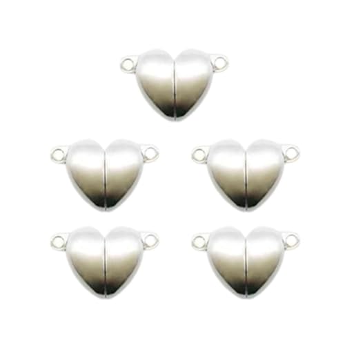 5 x Schmuck-Magnetverschlüsse, 8 mm, magnetische Halskettenverschlüsse und Verschlüsse, Magnetlegierung für Armband, Charm, Halskettenverschlüsse von KWJNH