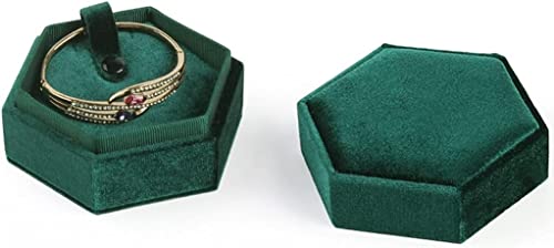 KWMAEEUID Schmuckschatulle aus Samt, Ringbox, Armbandträger, Schmuckschatulle, Anhängerbox für Schmuckverpackung, Geschenkbox, Schmuckhalter von KWMAEEUID