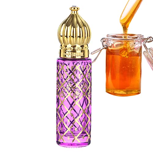 Kacey Glasrollerflaschen für Parfü, Farbbronzierende Duftöl-Rollerflaschen, Ausgefallene Parfümflaschen aus Glas, leer – Dubai, Leere Parfümflasche, Vintage-Parfümflasche, 8 l von Kacey