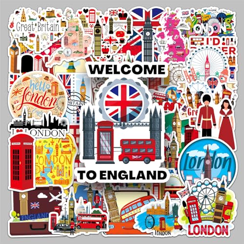 Großbritannien Aufkleber, Vereinigtes Königreich England London Roter Bus Stickers von Kaderas