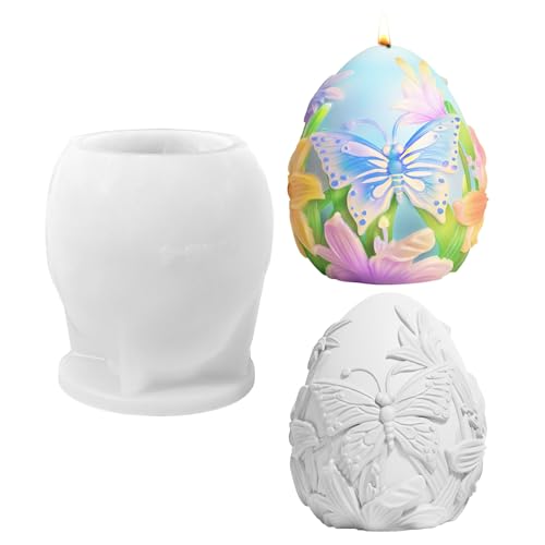 Silikonformen Gießformen Ostern, Silikonform Ostern Wichtel, Ostern Kerzenformen zum Gießen Zwerg Gießformen, Silikon Ostern Wichtel Giessformen für DIY Frühlingsdeko, Ostern Geschenk (Pack D) von Kaezuy