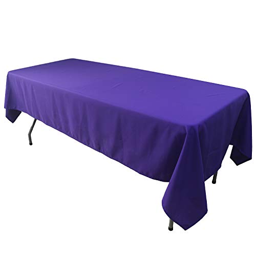 KaitatsuSen Rechteckige Tischdecke aus Polyesterstoff, Violett, 150x240cm von KaitatsuSen