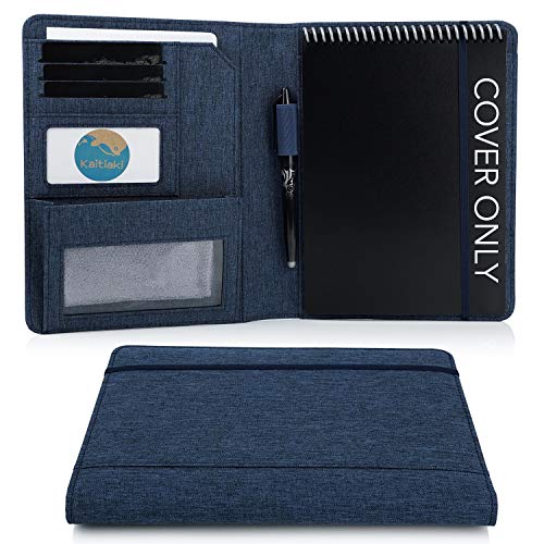 Schutzhülle für Rocketbook Flip Executive Größe NotebookOrganizer mit Stiftschlaufe Visitenkartenhalter MiniReißverschlusstasche für Mikrofasertuch recycelbarer wasserdichter Stoff 229 x 178 cm von Kaitiaki