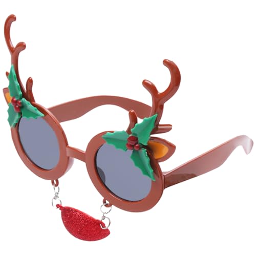 Kalastussaari Weihnachtsgläser, Urlaubsfeiergläser Rahmen, Freigröße Weihnachtssongasse, Kostüm Brille für Weihnachtspartys Urlaubsbevorzugungen (b) von Kalastussaari