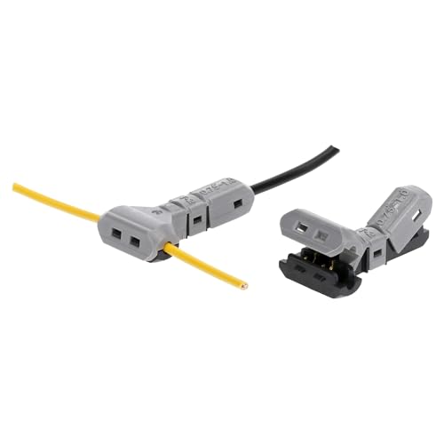 10 Stück Kalitec 14617 T-2 Schneid-Klemm-T-Verbinder 0,75-1,0 mm² I Kabelabzweigverbinder I Schnellverbinder T-Form Kupfer I elektrische Kabelklemme I KFZ Abzweigverbinder 10 Stück Kalitec 14617 T-2 Schneid-Klemm-T-Verbinder 0,75-1,0 mm² I Kabelabzweigverbinder I Schnellverbinder T-Form Kupfer I elektrische Kabelklemme I KFZ Abzweigverbinder von Kalitec