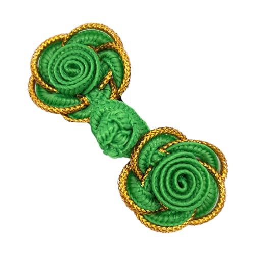 Chinesische Knoten, Rosen-Frosch-Knöpfe, zum Aufnähen, für traditionelle Cheongsam-Schals, Strickjacken, Pullover, Kostüme von Kalttoy