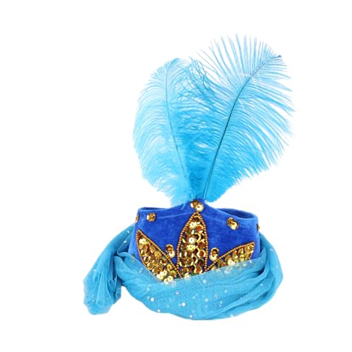 Kalttoy Fascinator mit Schmucksteinen, festlich, modern, Kopfschmuck für Aufführungen, kulturelle Anlässe, ausgefallener Fascinator, Blickfang von Kalttoy