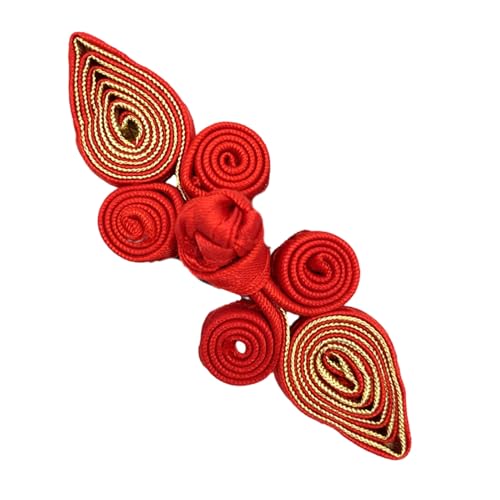 Pfirsichförmiger chinesischer Cheongsam-Knotenverschluss, Bandverschluss, Kostüm, Hemd, Anzug, Nähen, Bastelzubehör von Kalttoy