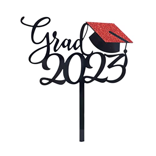 Tortenaufsätze für Abschlussfeier 2023, Acryl, Glückwunsch, Abschlussfeier, Abschlussfeier, 9 Stile, Kuchendekoration von Kalttoy