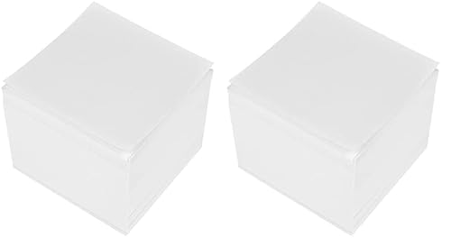 Kangaro Zettel für Notizzettelbox 9x9x9cm weiss Shrumpf 700 Blatt (Packung mit 2) von Kangaro