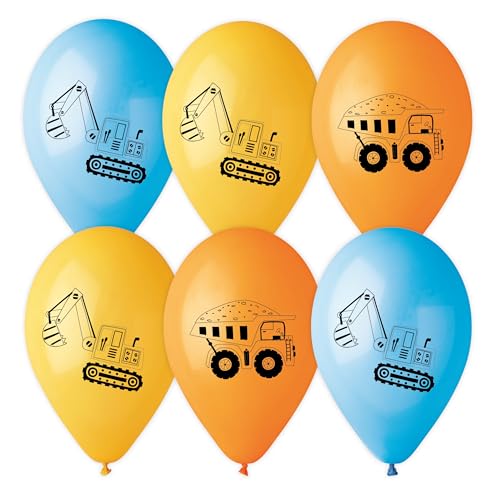 6 Ballons Baustelle von Karaloon