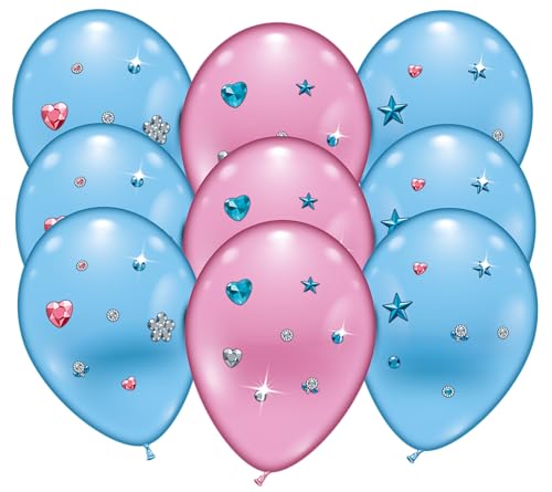 Karaloon 20040-20 Latexballons, rosa und hellblau, 22-25 m von Karaloon