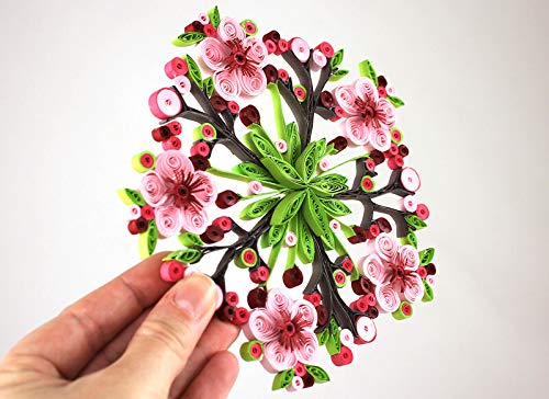 Karen Marie Klip Papirmuseets By A/S Quilling Template, April Mandala von Karen Marie Klip Papirmuseets By A/S