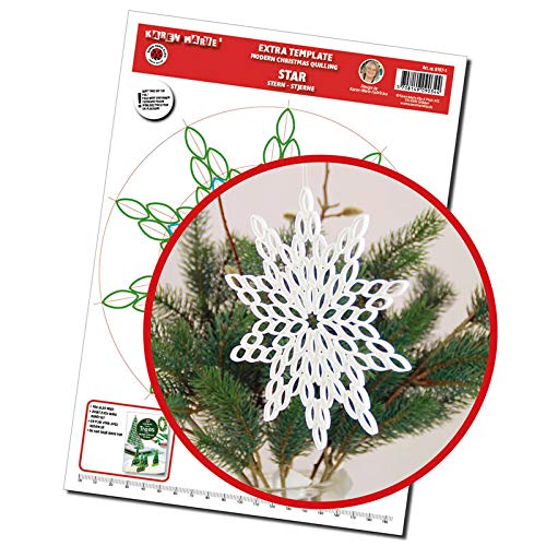 Papier + Ideen: Quilling Template, Modern Star Papier + Ideen: Quilling Template, Modern Star von Karen Marie Klip Papirmuseets By A/S