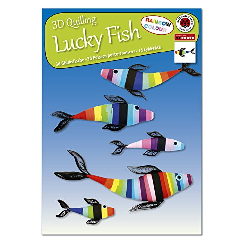 Karen Marie Klip: 3D Quilling Fish/Fisch, Instruktion von Karen Marie Klip Papirmuseets By A/S