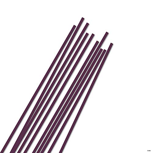 Karen Marie Klip: Quilling Papierstreifen Bordeaux, 3x450mm, 120 g/m2, 100 Streifen von Karen Marie Klip Papirmuseets By A/S