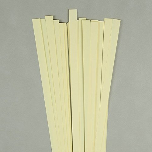 Karen Marie Klip: Quilling Papierstreifen Butter, 15x450mm, 120 g/m2, 40 Streifen von Karen Marie Klip Papirmuseets By A/S