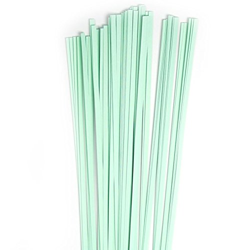 Karen Marie Klip: Quilling Papierstreifen Polar Green, 3x450mm, 115 g/m2, 100 Streifen von Karen Marie Klip Papirmuseets By A/S