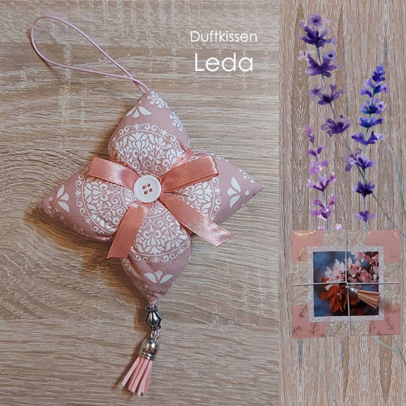 Lavendelkissen | Geschenkbox + Duftkissen Mit Lavendel - Leda Liebevoll Handgemachtes Aromakissen Kleines Geschenk von KarlbergKreativ