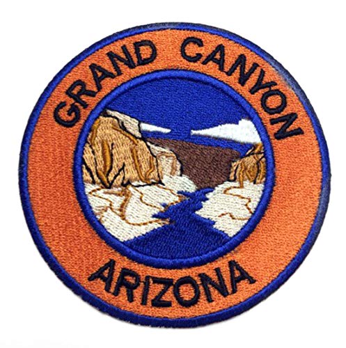 Grand Canyon Arizona-Aufnäher (8,9 cm), bestickt, zum Aufbügeln oder Aufnähen, USA Trek Applikation von Karma Patch