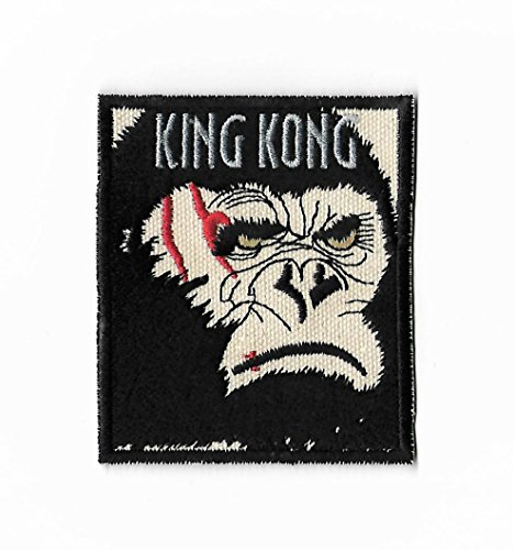 King Kong Aufnäher (8,9 cm), bestickt, zum Aufnähen oder Aufbügeln, für Film-Souvenir, Gorilla Monster vs Godzilla Son Lives von Karma Patch