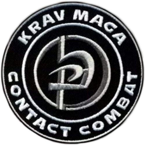 Krav MAGA Contact Combat Patch (3.2) Bestickter Aufnäher zum Aufbügeln oder Aufnähen, israelisches Kampfsport-Emblem, DIY-Geschenk-Patches von Karma Patch