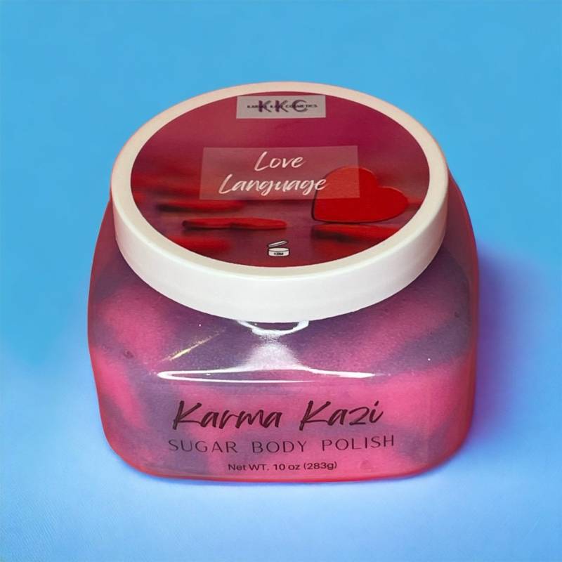 Liebe Sprache Sugar Body Polish von KarmaKaziCosmetics