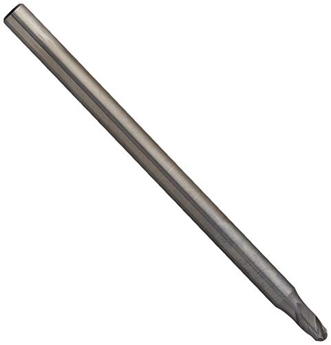 Karnasch 306213030005 Mikrofräse aus Hartmetall mit Kugelfront und geschliffenen Messern 2-25 × D, 3,0 mm, Schneiddurchmesser 1,50 mm, Radius der Ecke, 5 mm, Länge 4 mm von Karnasch