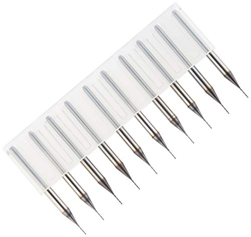 Karnasch 3062860040 Mikrofräse aus Hartmetall Radio, 2 Klingen, lang, gefräst, 0,4 mm, Schnittdurchmesser 3 mm, Schaftlänge 38 mm, Länge 3 mm von Karnasch