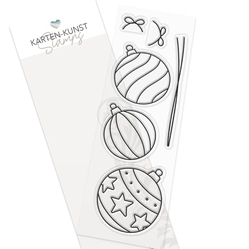 Karten-Kunst Clear Stamps KK-0246 Stempel Scribble Ornaments Silikonstempel von Karten-Kunst