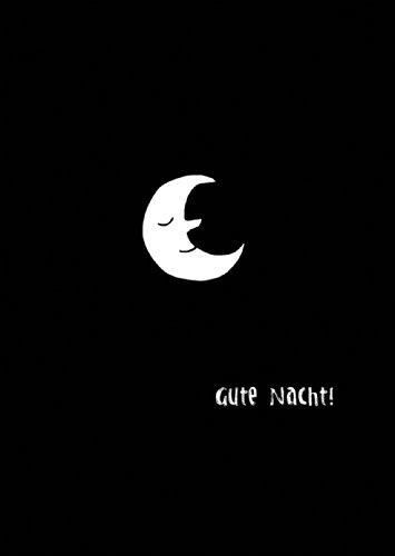 Sagen Sie jetzt auch aus der Entfernung "Gute Nacht" mit dieser Klappkarte • auch zum direkt Versenden mit als Einleger. • Grusskarte mit Umschlag, hochwertige Qualität von Kartenkaufrausch