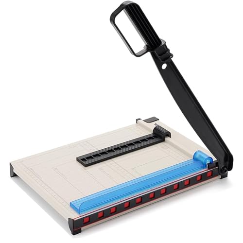 Papierschneider Schneidekapazität 10 Blatt Papier Schneidemaschine Guillotine für Büro Schule TMK1027 von Kasadin