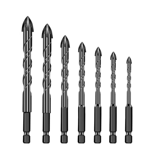 Bohrer-Set Für Metall - Bohrerset,Schnellwechsel-System Mit Stößenfestem Sitz & Rutschfester Präzision Für Beton, Holz Und Haushaltsgeräte-Reparatur Bohrer-Set Für Metall - Bohrerset,Schnellwechsel-System Mit Stößenfestem Sitz & Rutschfester Präzision Für Beton, Holz Und Haushaltsgeräte-Reparatur von Kasmole
