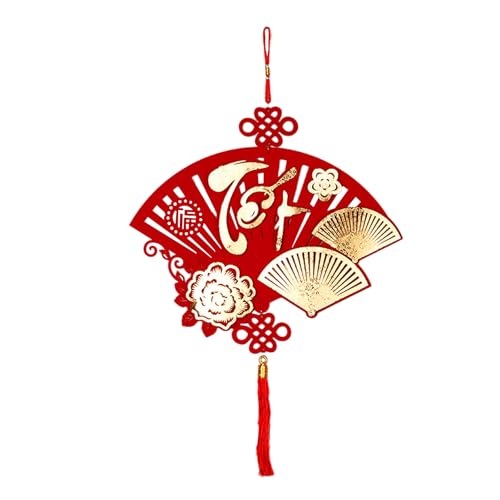 Kasmole Chinesischer Knoten Quastenanhänger | Jahr des Drachen Glücksbringer Feng Shui chinesischer Knoten Quaste hängender Anhänger, Chinesische Neujahrsdekorationen von Kasmole
