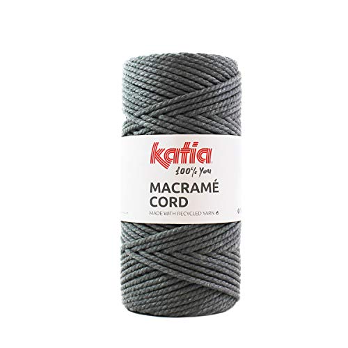 Katia Macramé Cord Farbe 103, nachhaltiges Makramee Garn zum Knüpfen, Seilgarn aus recycelten Materialien von theofeel