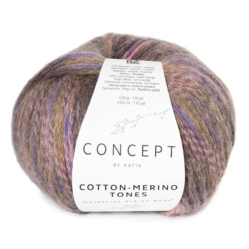 COTTON-MERINO TONES Wolle Katia Farbe Make-up Art. 302 von Katia