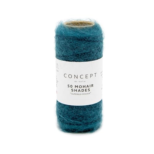 Concept Katia 20g SuperKid Mohair - Farbe: 29 - Petrol - einem Premium-Garn in 50 fantastischen Farben von Katia