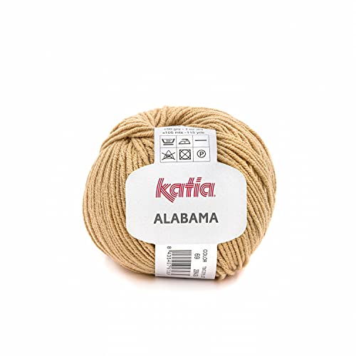 Katia Alabama - Farbe: Carne (69) - 50 g/ca. 105 m Wolle von Katia