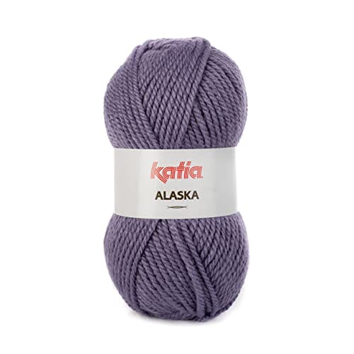 Katia Alaska - Farbe: Lila (52) - 100 g/ca. 115 m Wolle von Katia