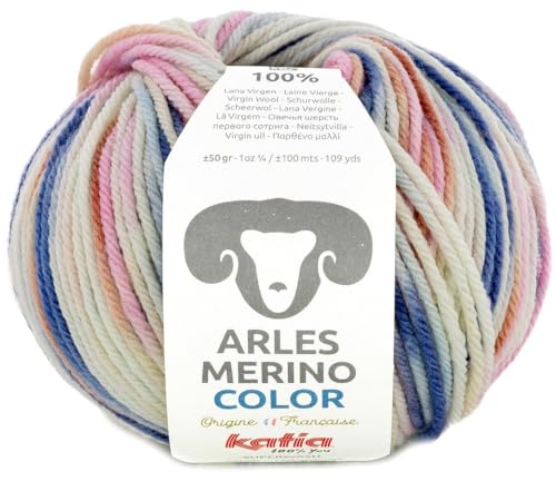 Katia Arles Merino Color, Merinowolle mulesingfrei aus Frankreich (100) von Katia