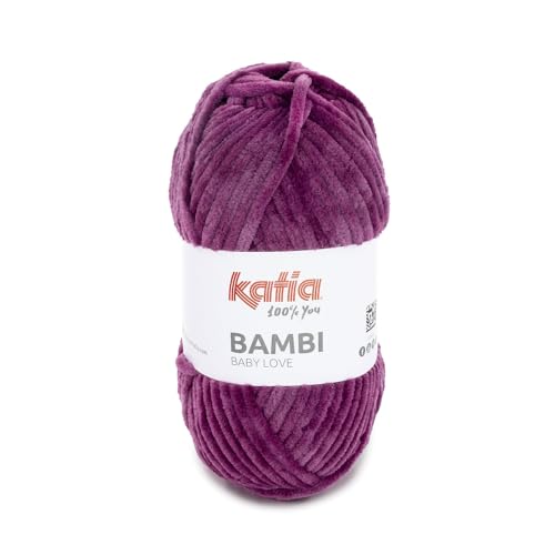 Katia Bambi - Farbe: Morado (337) - 100 g/ca. 120 m Wolle von Katia