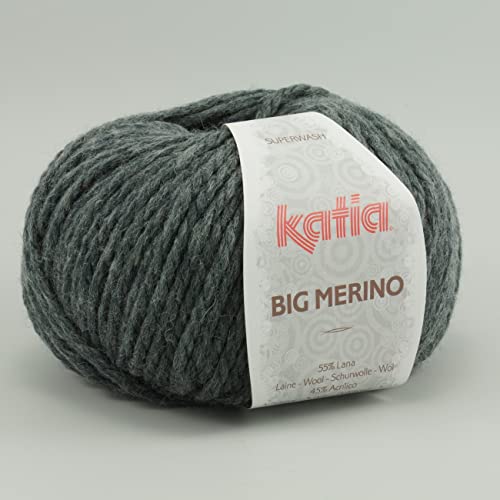 Katia Big Merino 013 anthrazit 100g Wolle von Katia