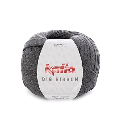 Katia Big Ribbon - Farbe: Gris Oscuro (12) - 200 g / ca. 72 m Wolle von Katia