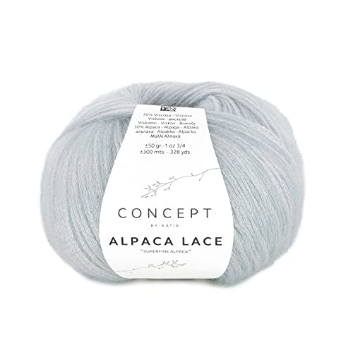 Katia Concept Alpaka Lace 86 - Grünblau von Katia