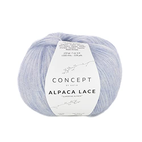 Katia Concept Alpaka Lace 87 - Blaulila von Katia