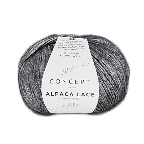 Katia Concept Alpaka Lace 89 - Schwarz von Katia