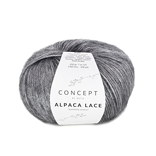 Katia Concept Alpaka Lace 90 - Mittelgrau von Katia