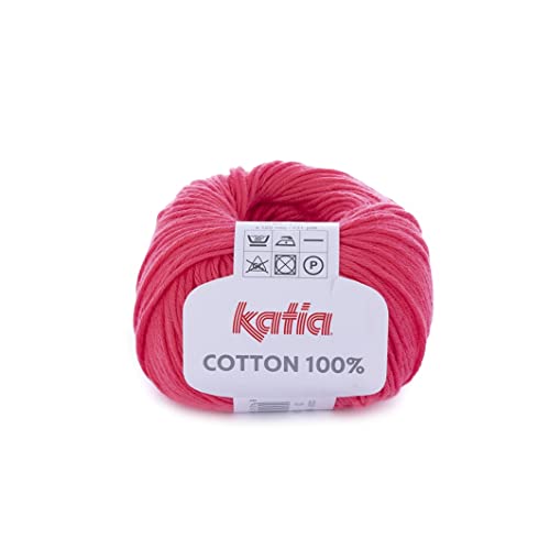 Katia Cotton 100% - Farbe: Coral (31) - 50 g/ca. 120 m Wolle von Katia
