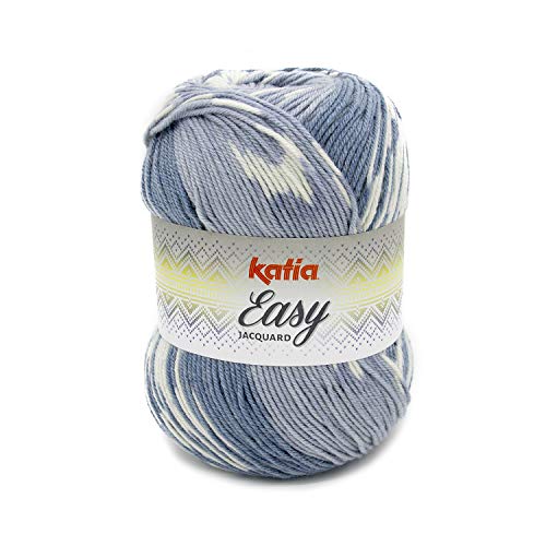 Katia Easy Jacquard, 250g ca. 400m Wolle Norwegermuster zum stricken, Wolle musterbildend (311, 250.00) von Katia